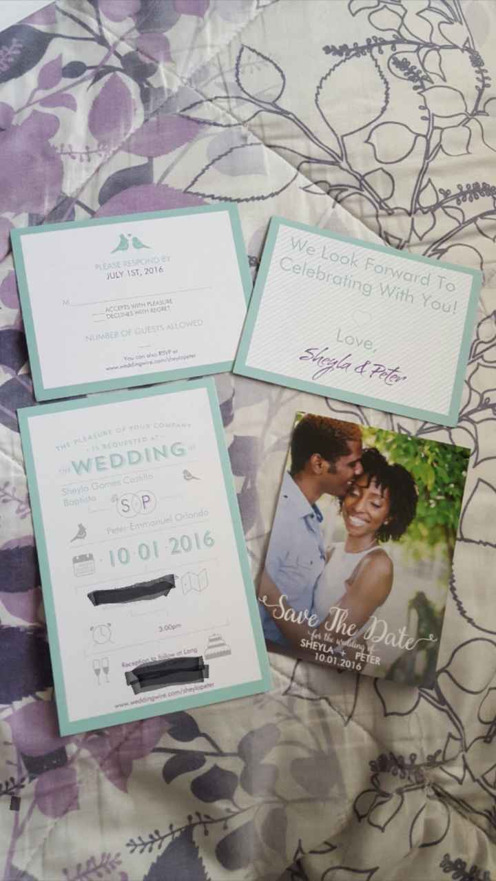 Share Your Recent DIYs! (Invitations, RSVP Cards, STDs)