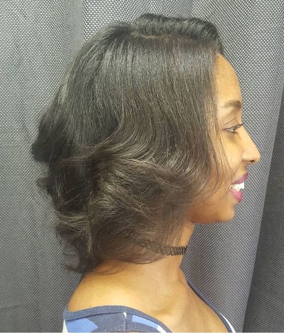 African - American Brides with Natural Hair
