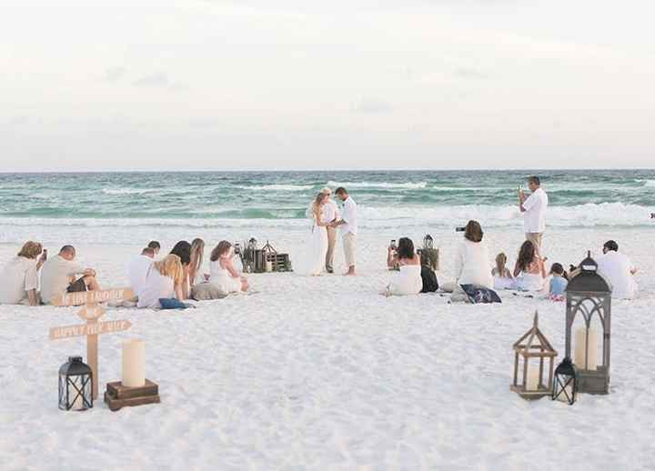 Blanket seating for beach wedding 1