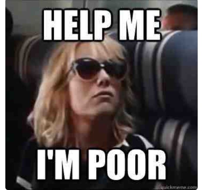 am I supposed to feel really, really poor?