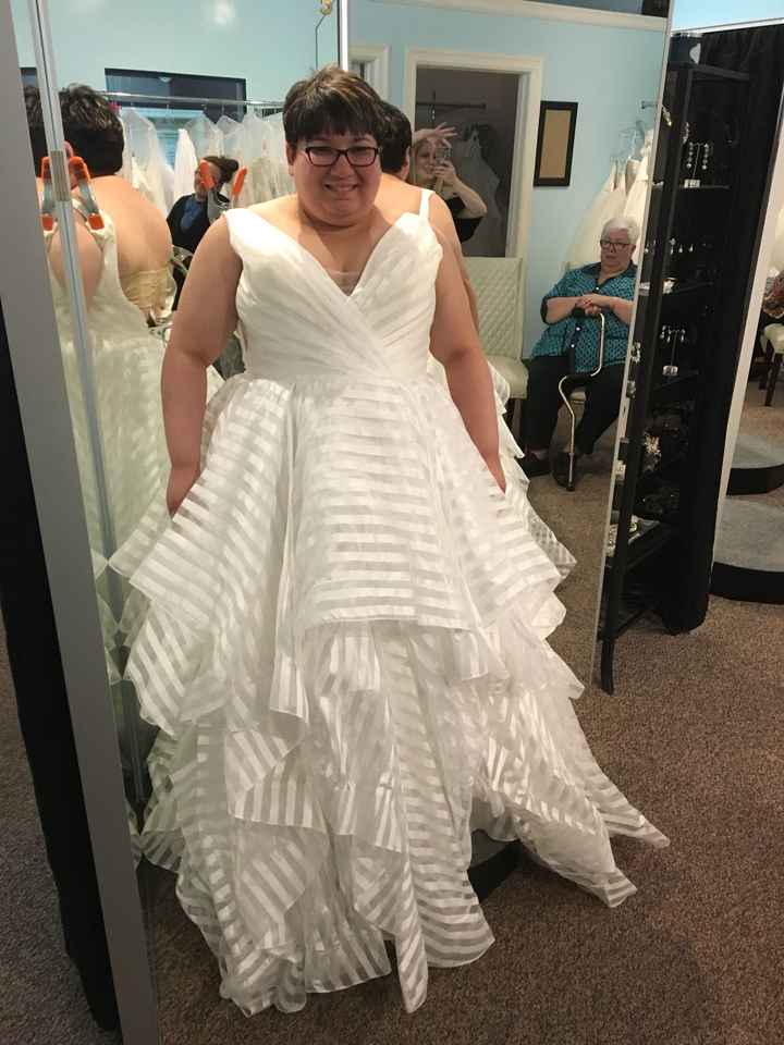 What was the most unique dress you tried on? Pics?