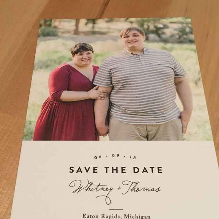 Save the dates - picture or no picture? - 1
