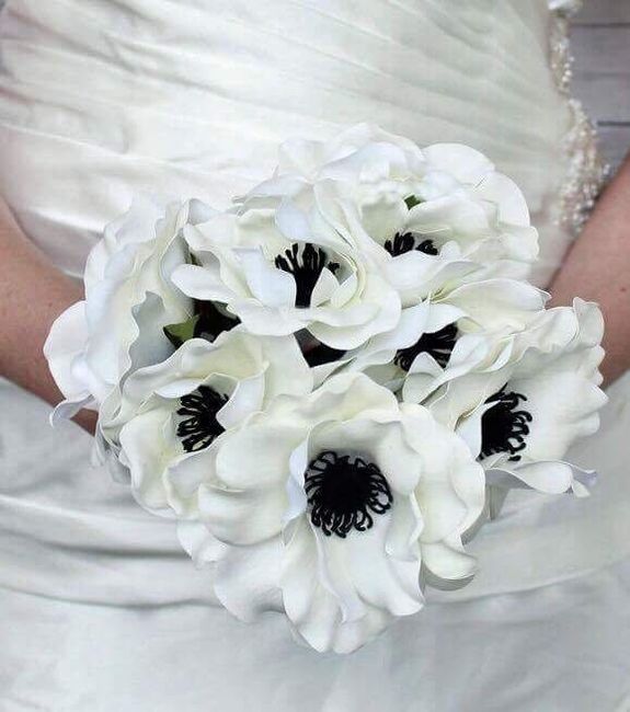 Black and White Flowers