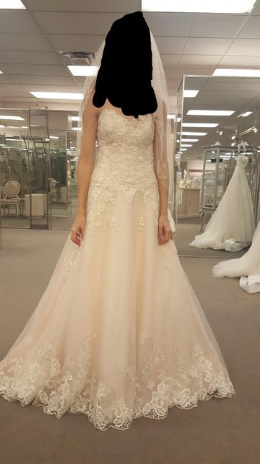 The dress from the front