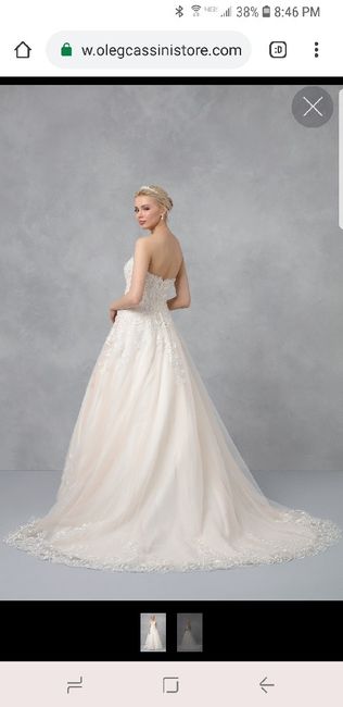Does your wedding dress have lace, beading, or both? - 2