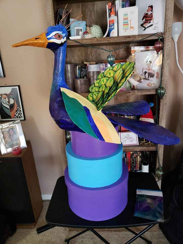 Peacock on 3 layers