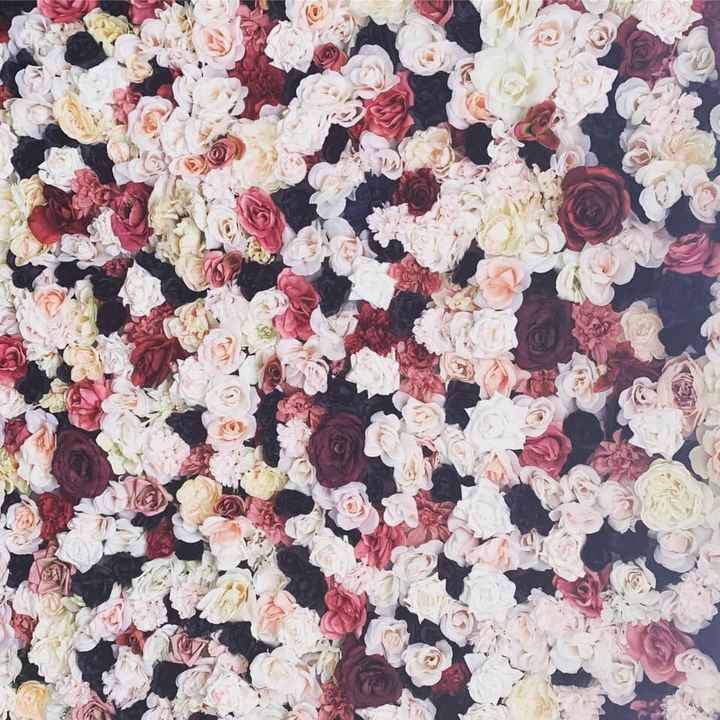 Floral wall backdrop - 1