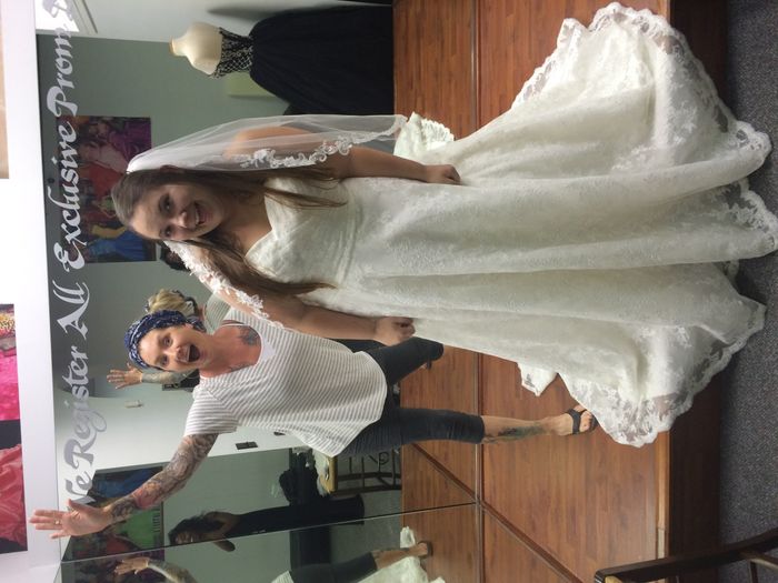 Let me see what you're wearing on your wedding day
