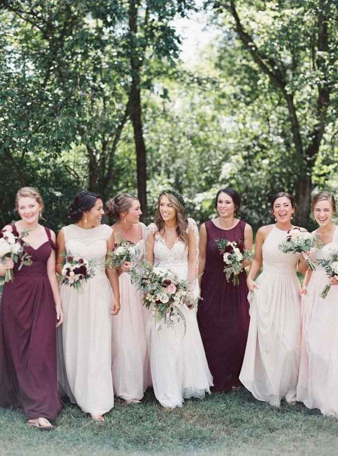 Different color bridesmaids dresses to groomsmen ties Weddings Wedding Attire Wedding Forums WeddingWire