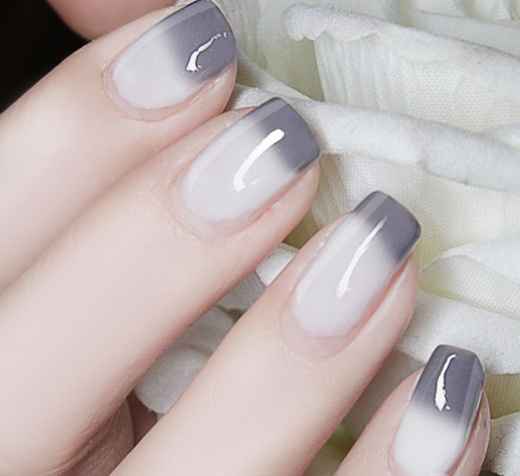 Grey ombre french