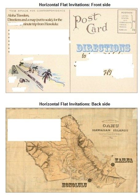 My wacky wedding invitation inserts (with pics)