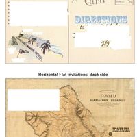 My wacky wedding invitation inserts (with pics)