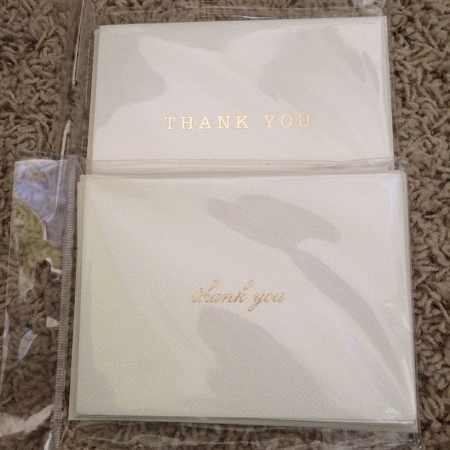 Thank You card deal