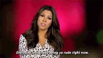 So rude.