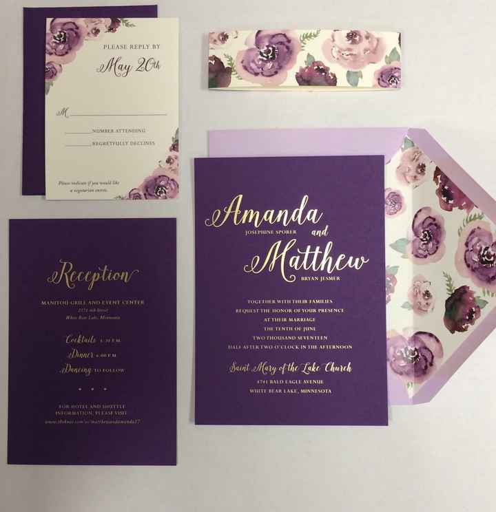 STDs/Invitations: Show them off!