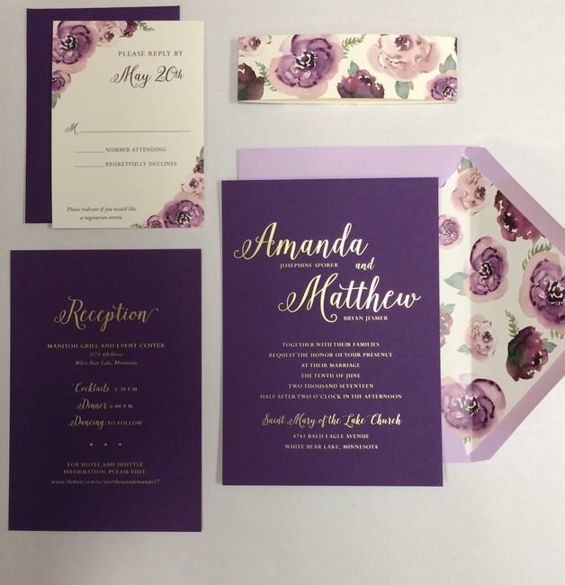STDs/Invitations: Show them off!
