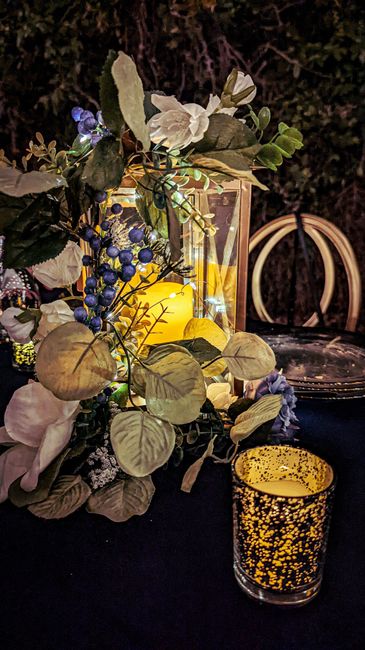Centerpiece for Celestial engagement party