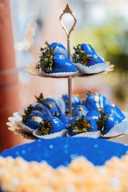 Celestial engagement party desserts
