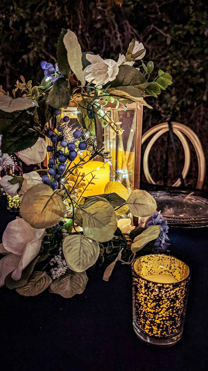 Centerpiece for Celestial engagement party