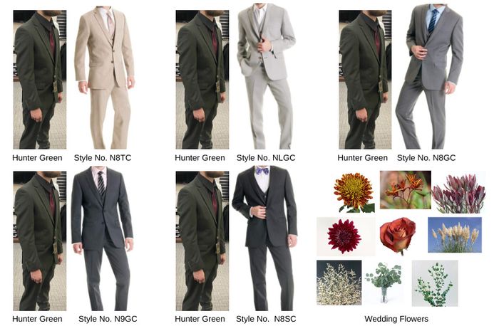 Which suit color for the groomsmen? Part 2. 4