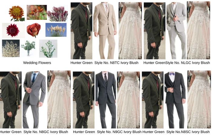 Which suit color for the groomsmen? Part 2. 3