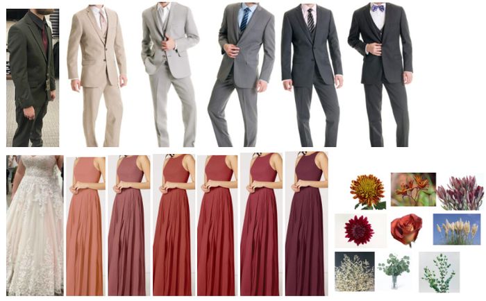 Which suit color for the groomsmen? Part 2. 2