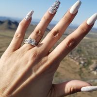 i got my wedding band! Show me your beautiful rings! - 1