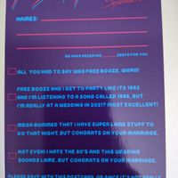 Unique, fun invitation and rsvp wording - 1