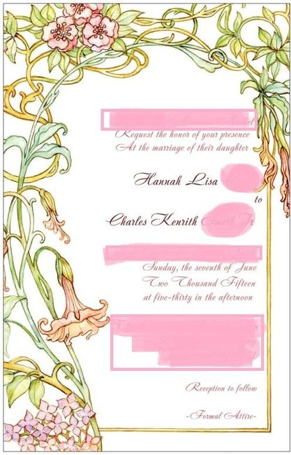 Bedazzling Invitations: UPDATE!!