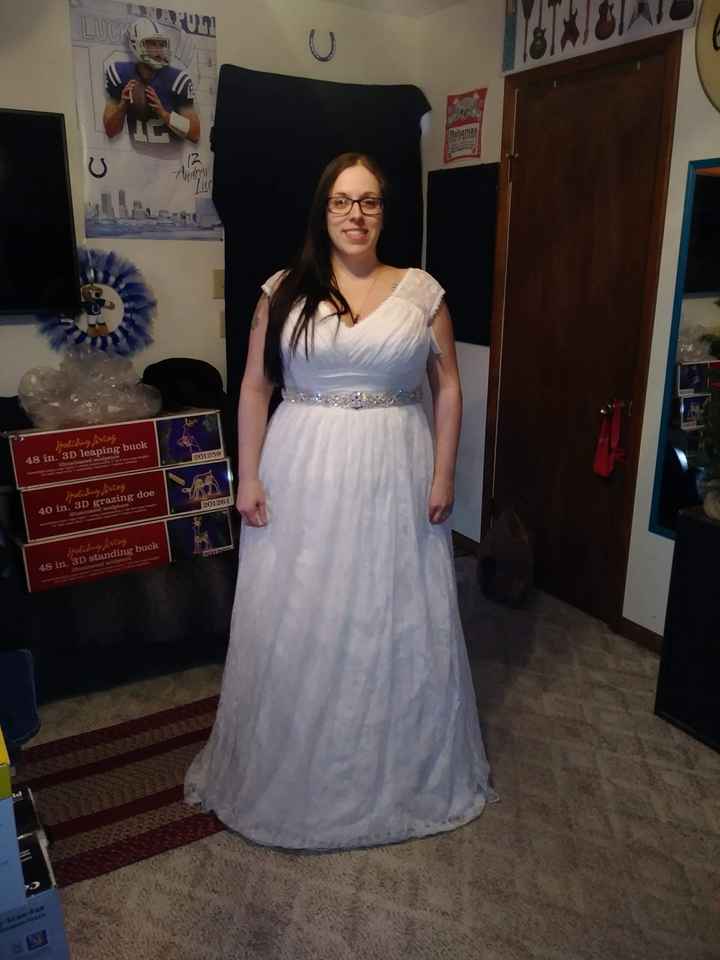 Please show your wedding dress, ladies - 1