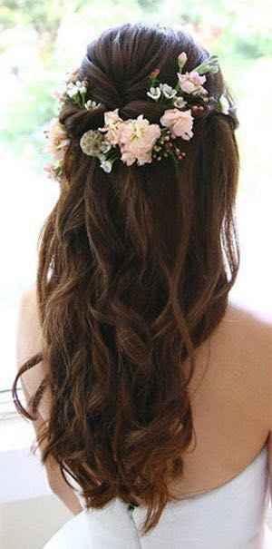 Half Up Wedding Hair Pictures - 1
