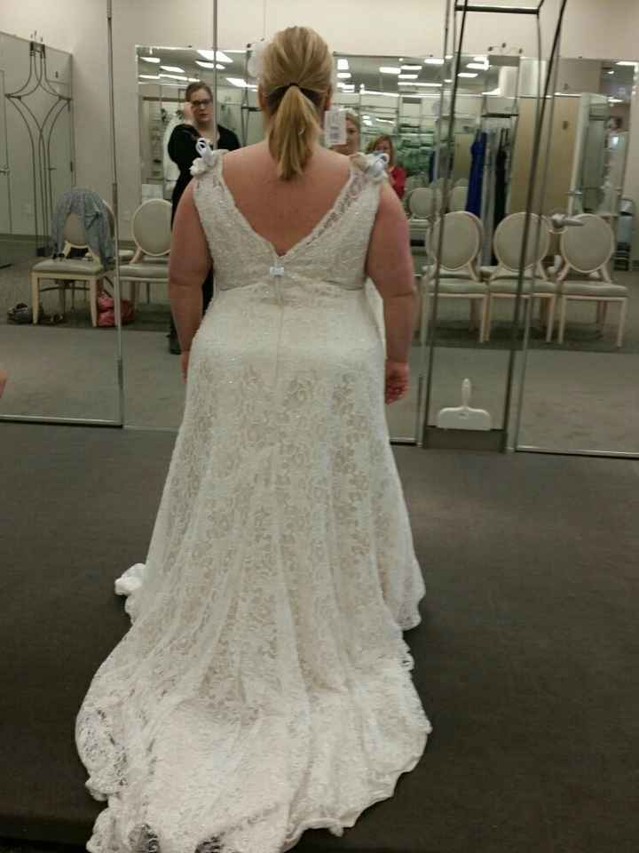 Pics of Sheath dress on plus size bride?