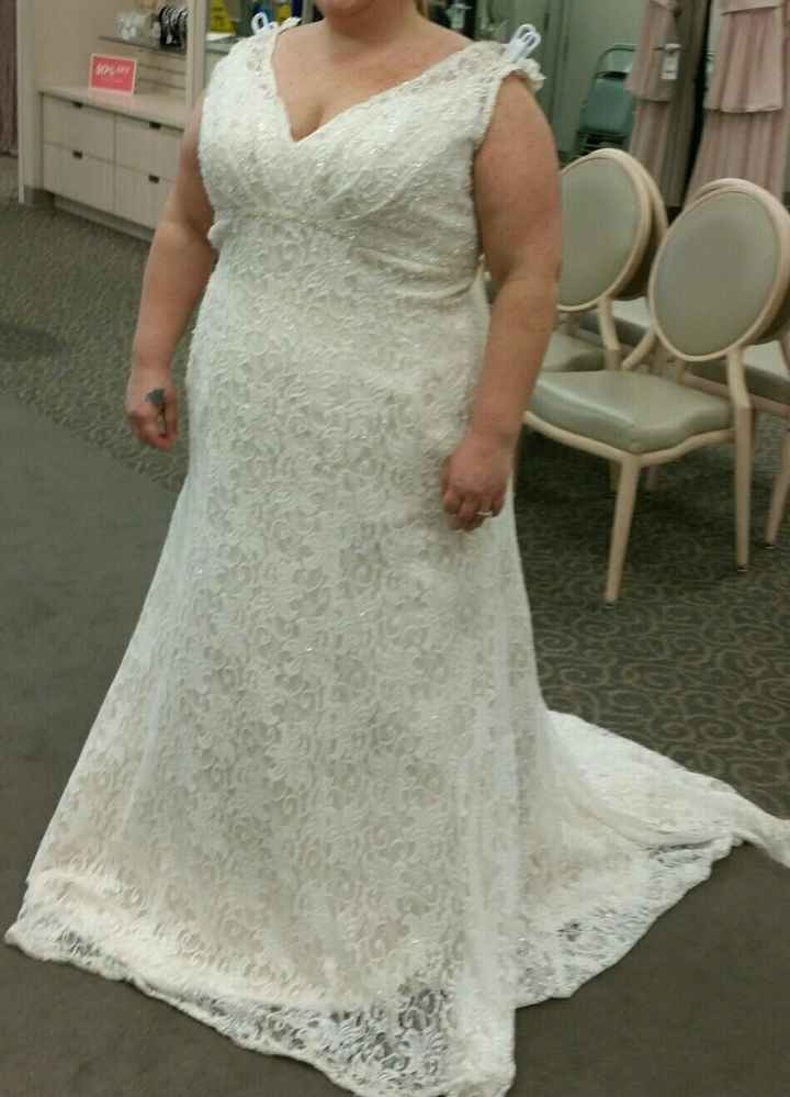 Pics of Sheath dress on plus size bride?
