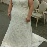 Pics of Sheath dress on plus size bride?