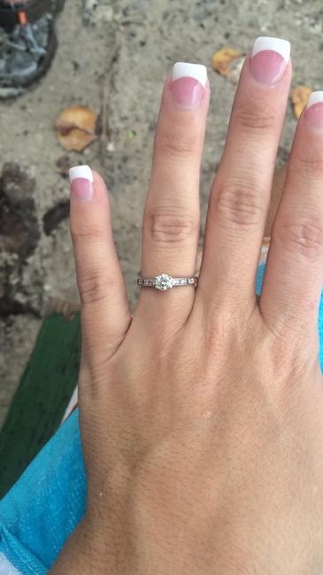 Lets see those beautiful engagement rings