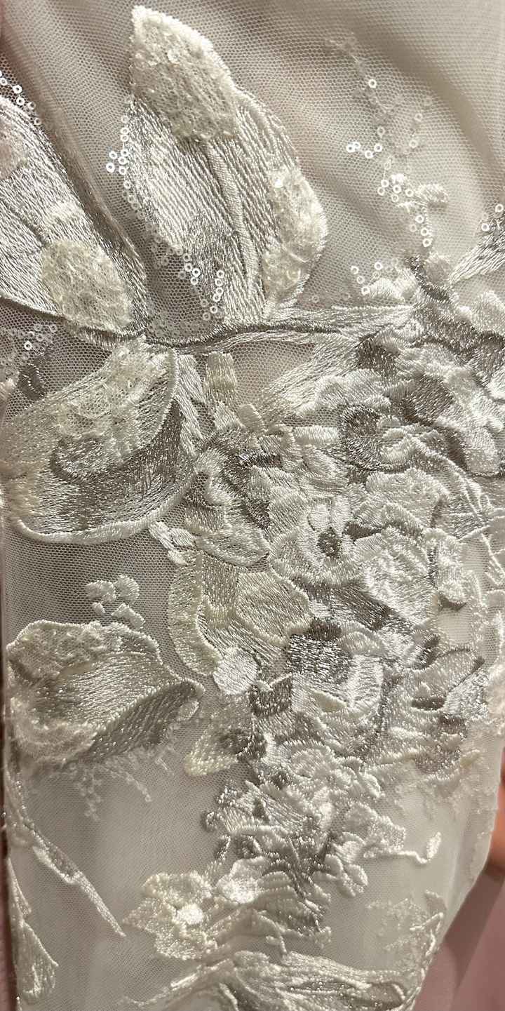 Need advice & help! My sample wedding dress is yellowing and it’s not even altered yet - 3