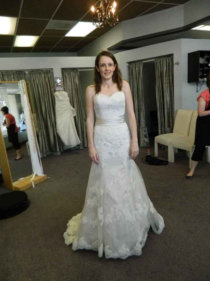 I said YES to the dress....*PIC INCLUDED*