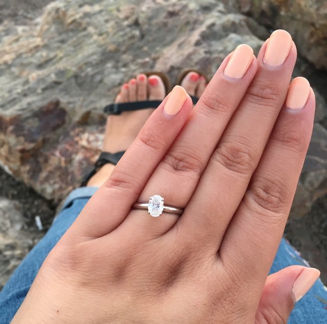 My 1 Carat Oval Diamond Ring! 