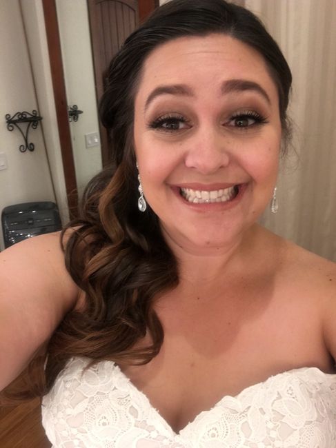 Hair/makeup Trial... Not loving it (pics) 1