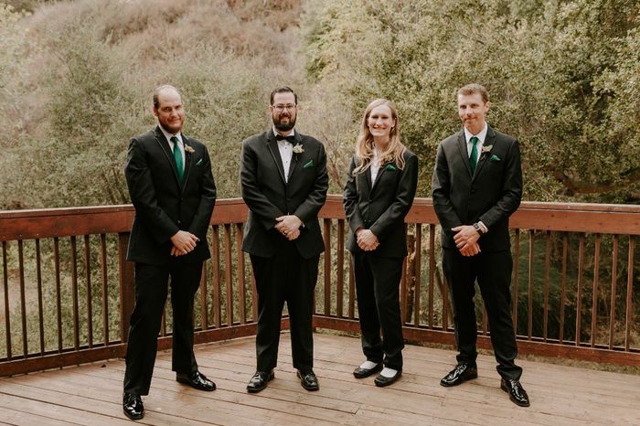 The groom's party (Photo by Katie Ruther) 