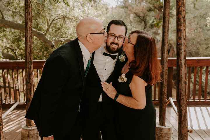 Husband with his mom & dad (Photo by Katie Ruther)
