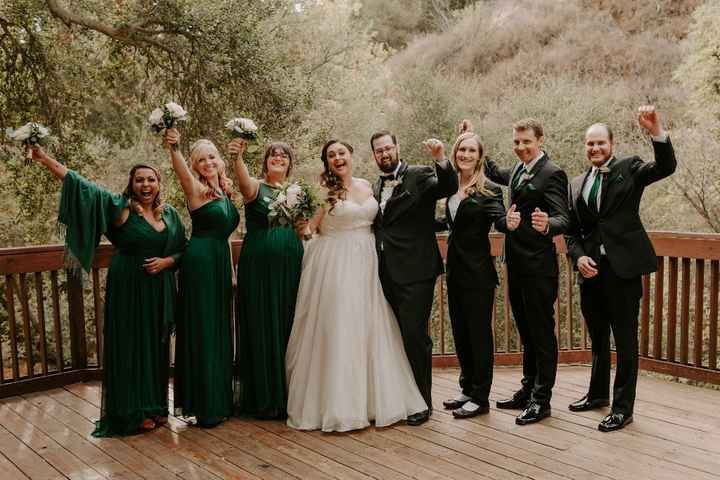 Our amazing wedding party! (Photo by Katie Ruther)