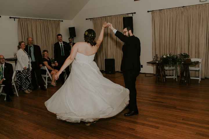 We got fancy with our first dance and threw in some twirls! Booyah! (Photo by Katie Ruther)