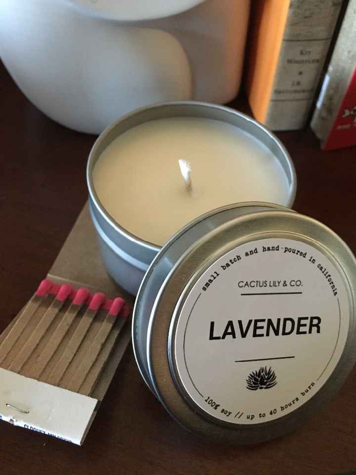 Lavender candles (smelled soooo good!)
