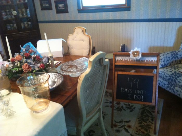 What does your wedding / DIY room look like?
