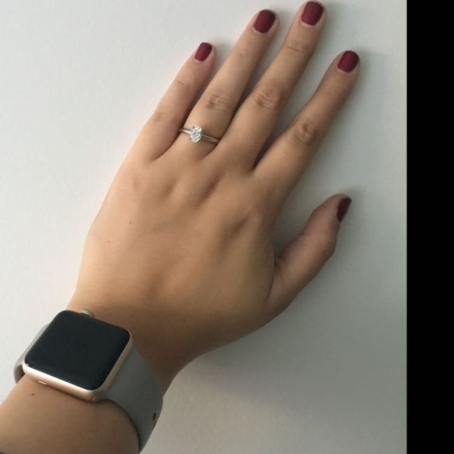 Engagement Rings and Nails 7