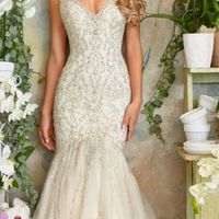 Wedding dress bling help!