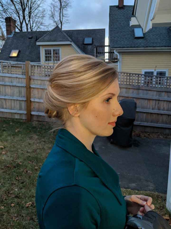 Terrible trial, massive headache from updo - 3