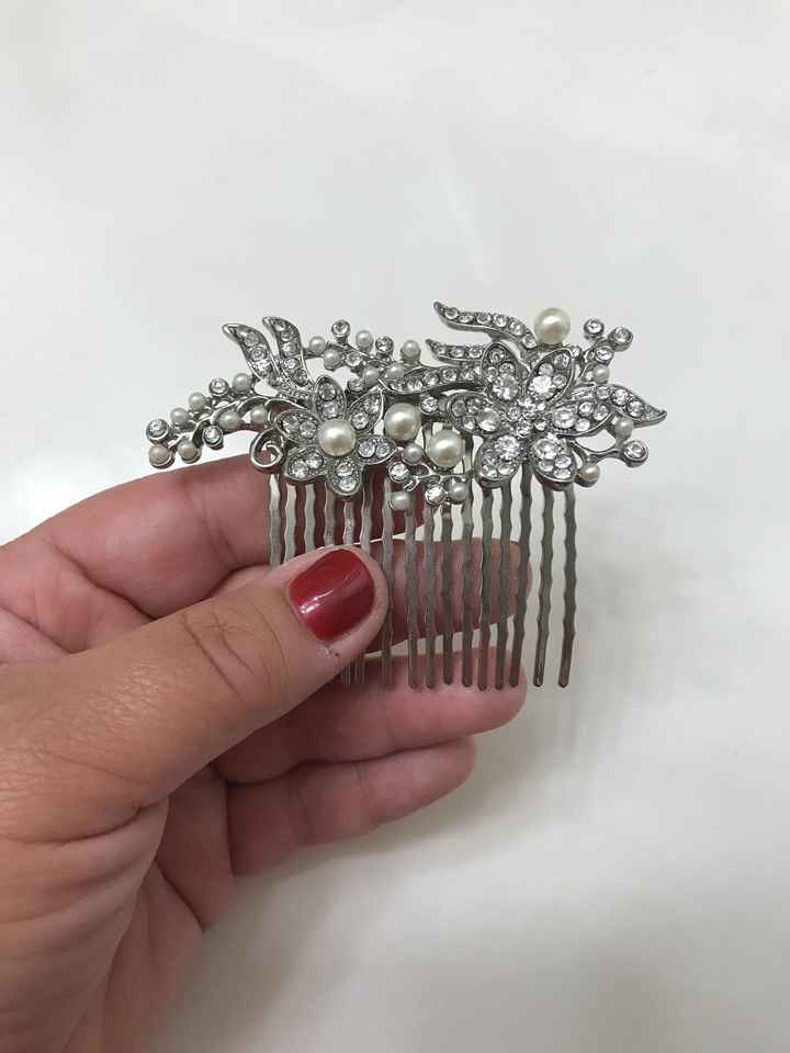 The hair pin for my wedding