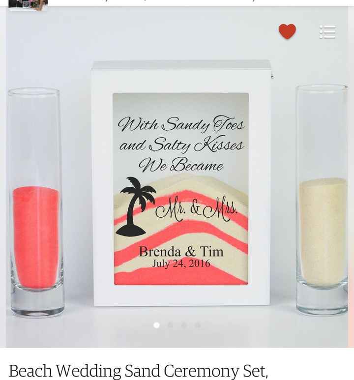 Sand/unity candle - 1